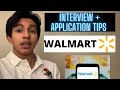 How to get a job at Walmart + (interview tip)