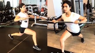 Fatima Sana Shaikh Special Workout For Movie Thug Of Hindostan