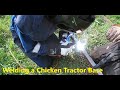 Welding a giant Skid/Ski for a big Chicken tractor!