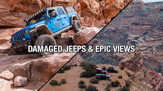 Moab 2 Ways - Damaged Jeeps and Epic Views - Cliff Hanger Trail and San Rafael Swell