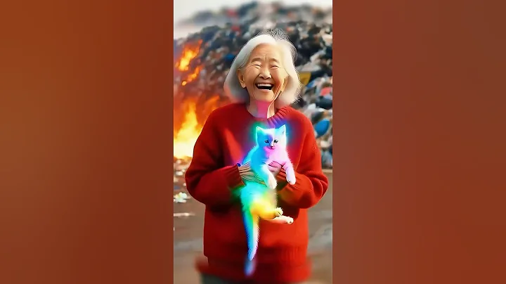 Watch the video about Kitten Trapped In A Dumpster Truck! 😱🚨 Grandma’s Race Against Time! 🐱✨🌈 #cat #kitten #cattales #sad