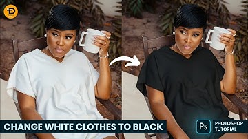 Photoshop Tutorial 2024: How To Change White Color Clothes To Black