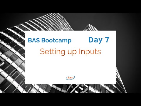 BAS Bootcamp: Day 7- Setting up Inputs