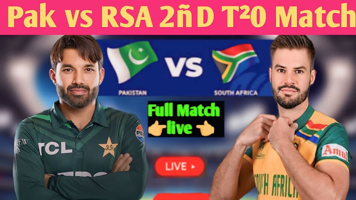 Pakistan vs South Africa 2nd T20 full Match 2024 . Only on h_khanvlog110 .