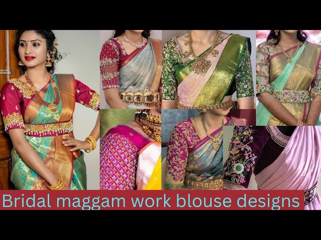 Wedding Blouse Designs/Blouse Designs Back Side/Silk Saree Blouse Designs/ Blouse Back Neck Designs 