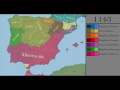 Mapa de la historia de España en 6 minutos