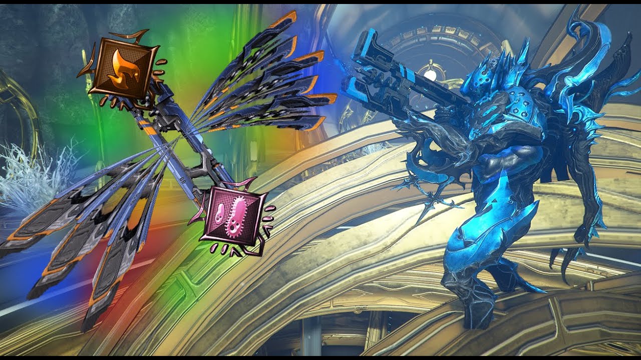 Warframe - Exergis | Primary Crux'd Scorching Plague Shards (Viral & Heat)