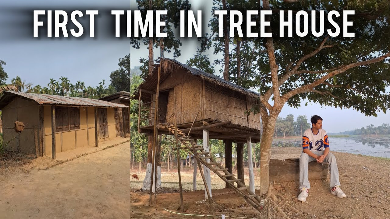 Living in a Tree House in Assam 🌳 | A Peaceful Day in Nature | Aman Prakash Vlog