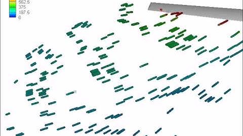 CFD streamlines showing wingtip vortices behind a blunt winglet