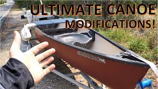 Fishing Canoe Modifications | Old Town Saranac Customisation's