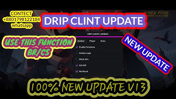 DRIP CLIENT FREE MOD MENU V13| HG CHEAT MOD MENU FREE| NO BAN NO BLACKLIST| MOBILE PANEL FREE|FF MAX