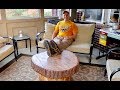 DIY Massive Oak Slab Table and Chop-umentary from Cat Footwear DIY Massive Oak Slab Table and Chop-umentary from Cat Footwear