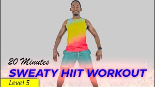 🔥Lose Belly Fat Fast - 20 Min Sweaty HIIT Workout No Equipment🔥