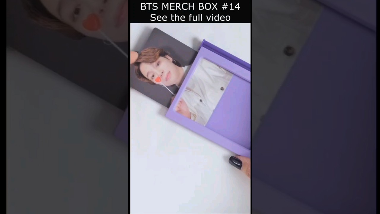 BTS MERCH BOX #14 FACE Jimin 방탄소년단 머치박스 14 지민 - YouTube
