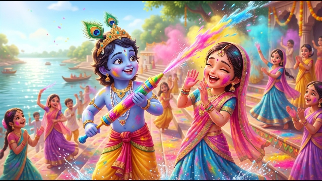 Vrindavan Mein Ude Re Gulal - वृन्दावन में उड़े रे गुलाल कह दो राधा रानी से | Holi Bhajan #holi