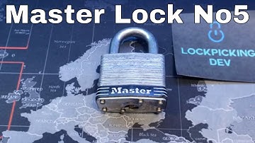 82) Master Lock No 5 Picked