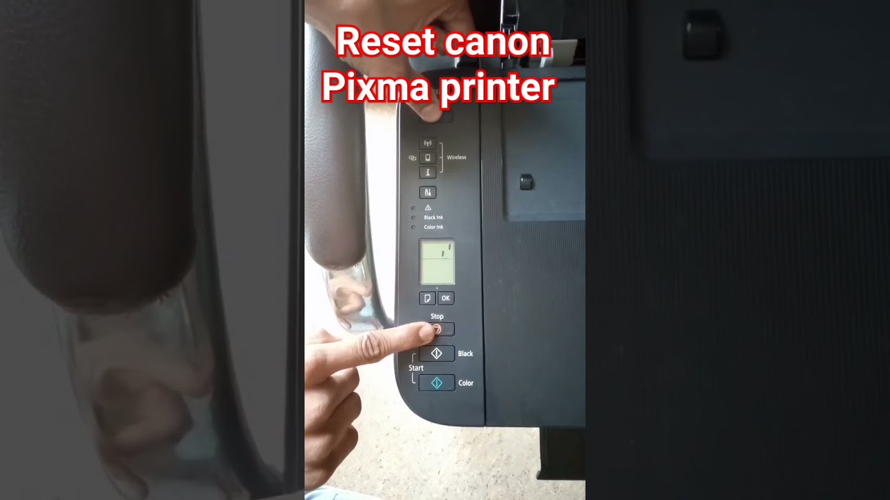 Reset Canon Pixma Printer 