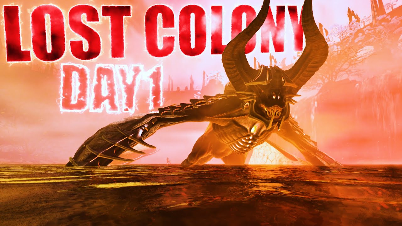 DAY 1 LOST COLONY SOLO ON OFFICIAL SMALL TRIBES! ARK Ascended PvP
