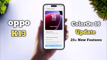 OPPO k13 ColorOs 16 New Update Release 🔥⚡| 25+ New Features Oppo K13 ColorOs 16 Update