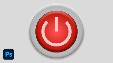 Gradient Embossed Power Button in Adobe Photoshop 2023 | DesignMentor