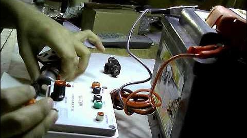 Prueba de motor de paso auxiliar de aire. Tesco Electronics