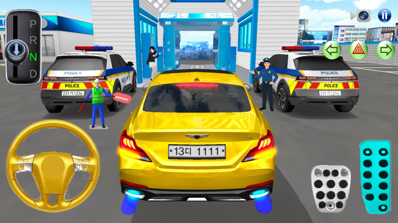 New Super Golden Marsedis Benz For Washing🚗| 3D driving class-2026 Android Gameplay #CarGame#gmeplay