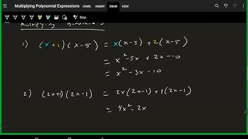 21   Multiplying Polynomials