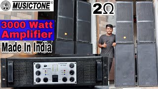 3000w Musictone Amplifier Best For 4 Top @ 2Ω Desi Amp