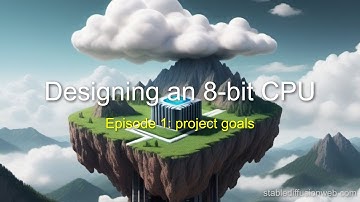 Designing an 8-bit CPU - 1 - project goals