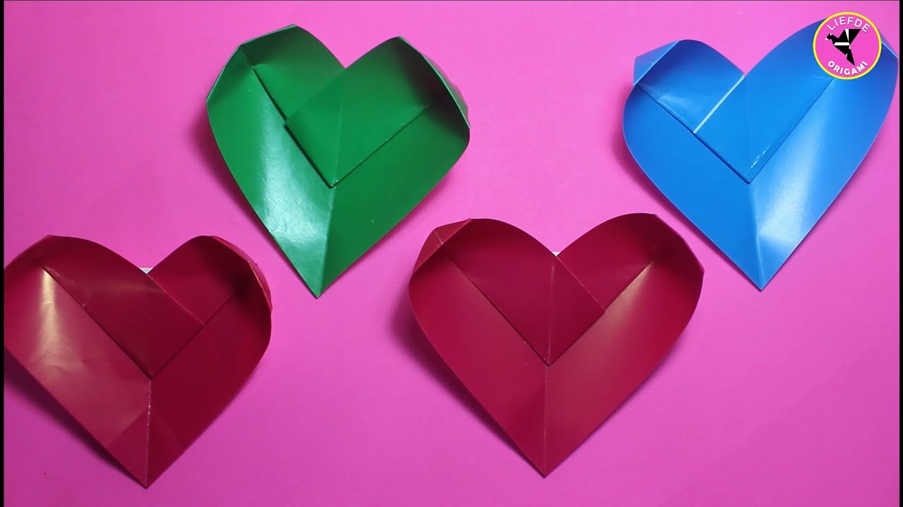 Cara buat origami love