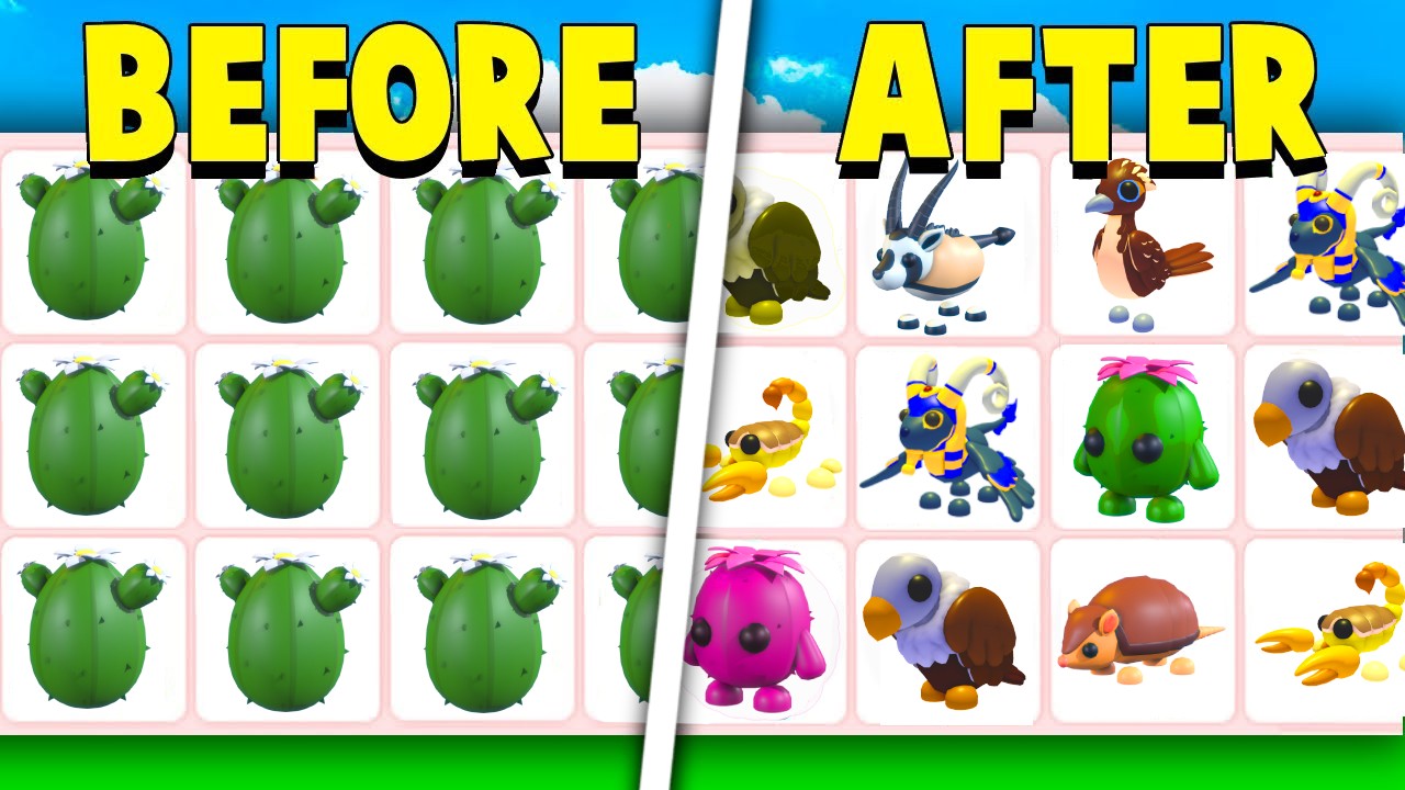 Hatching EVERY Pet In Adopt Me DESERT Egg Update