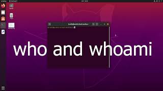whoami and who Commands in Linux
