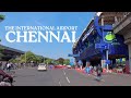 Chennai busy morning  drive to airport 4k