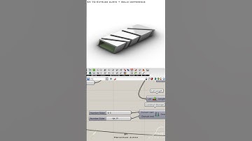 Grasshopper - EX 70 - Extrude curve + Solid deference
