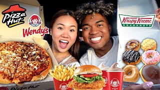 Letting FAST FOOD EMPLOYEES Decide What We Eat for 24 HOURS!!