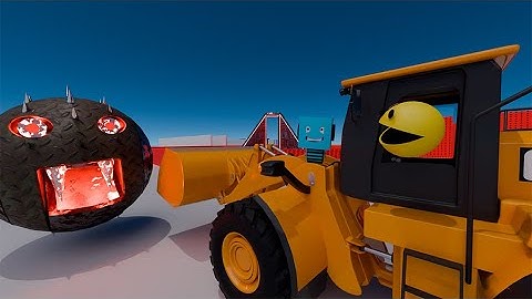 Pacman Adventures and Monster Chase #pacman #pacman3d #robotpacman