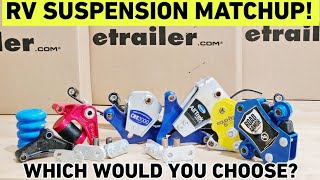 Comparing the MOST POPULAR RV and Trailer Suspension Upgrades! Morryde, Lippert, Dexter
