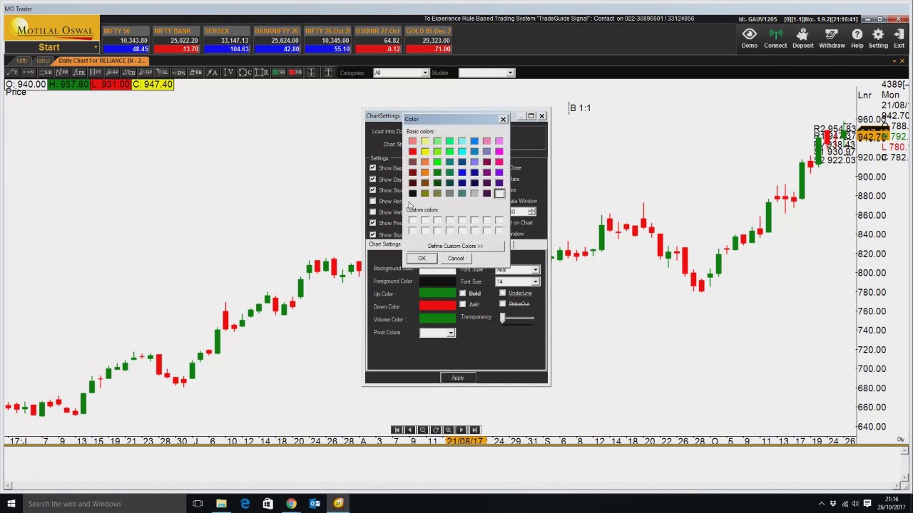 Introduction to orion lite part 2 motilal oswal trading platform for