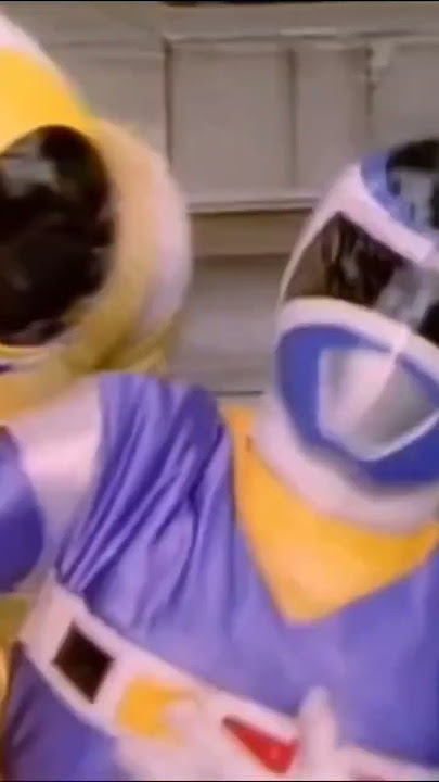 Megablue protects megapink from attack. #megaranger #megayellow #megablue #megapink