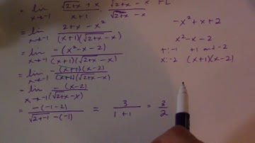 Calculus I: Limits using Conjugate 1