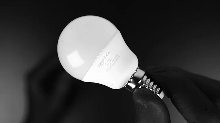 Amazon Basics E14 LED Light Bulb P45, Unboxing and Test