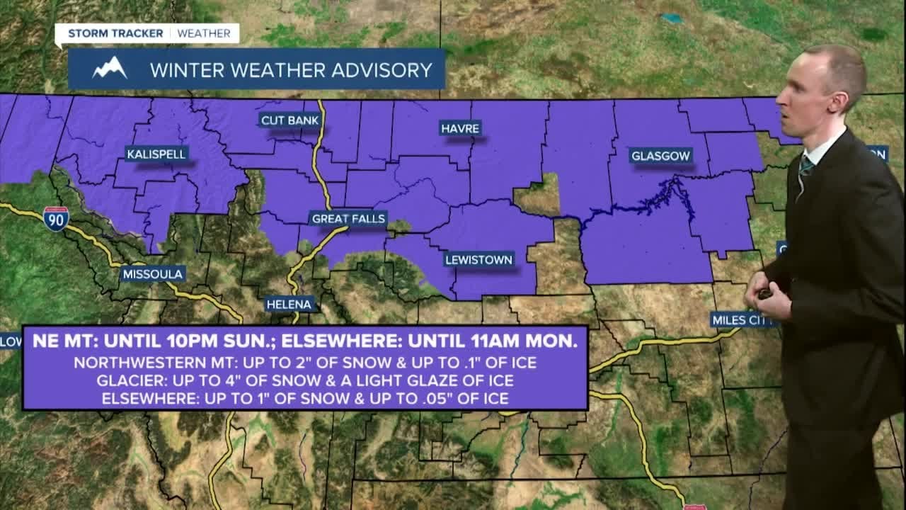 Icy roads possible for some for the Monday morning commute - YouTube