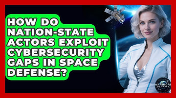 How Do Nation-State Actors Exploit Cybersecurity Gaps in Space Defense? - Warriors In Space