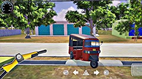 Tempo Tuk Tuk Driving Game Village Road | Auto Rickshaw Driving Game | tuk tuk game #games