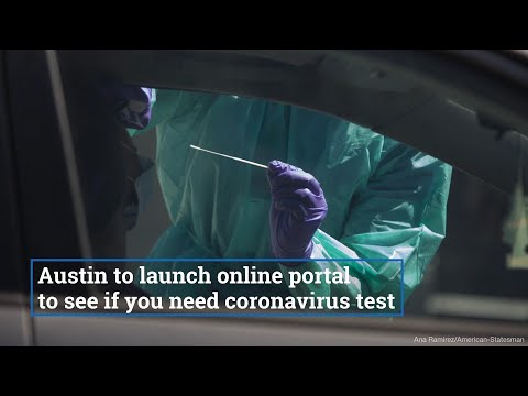 Austin to launch online portal to see if you need coronavirus test