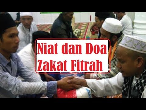Niat dan Doa Zakat Fitrah
