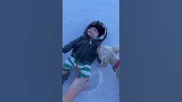 Thumbnail of Baby's First Snow Angel || ViralHog