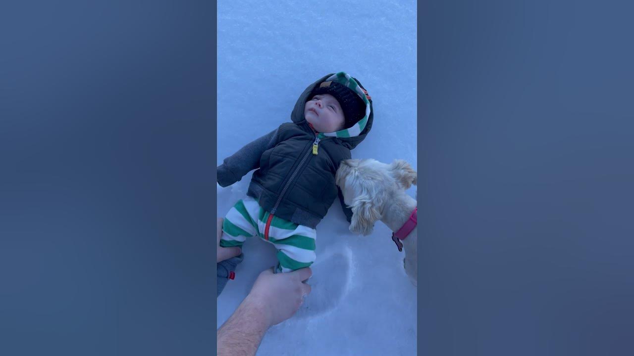 Baby's First Snow Angel || ViralHog