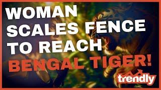 NJ Woman Climbs OVER Fence at Cohanzick Zoo to see BENGALTIGER! | trendly