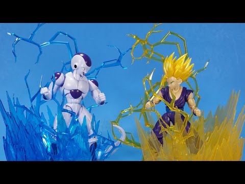 Bandai Aura Effects Yellow and Blue Figure rise Standard Dragon Ball